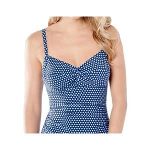 NEW CHRISTINA SWIMWEAR d-cup cami twist tankini top in ocean pearl